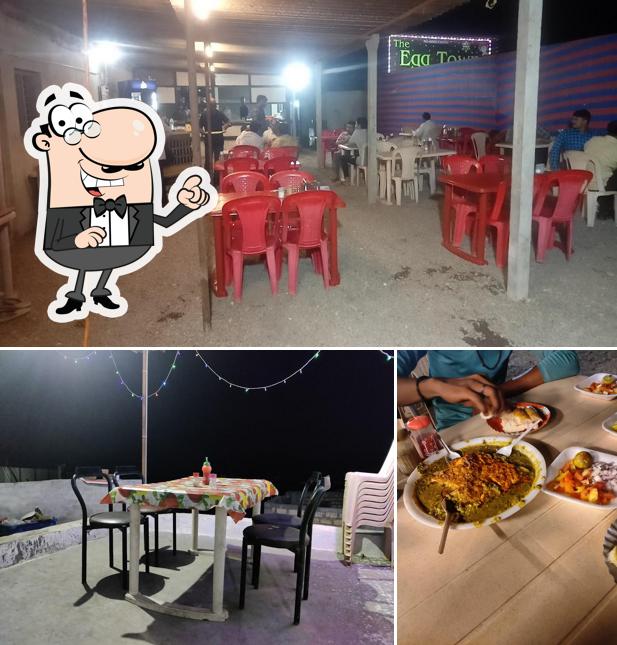 The interior of The Egg Town Surti Gotalo