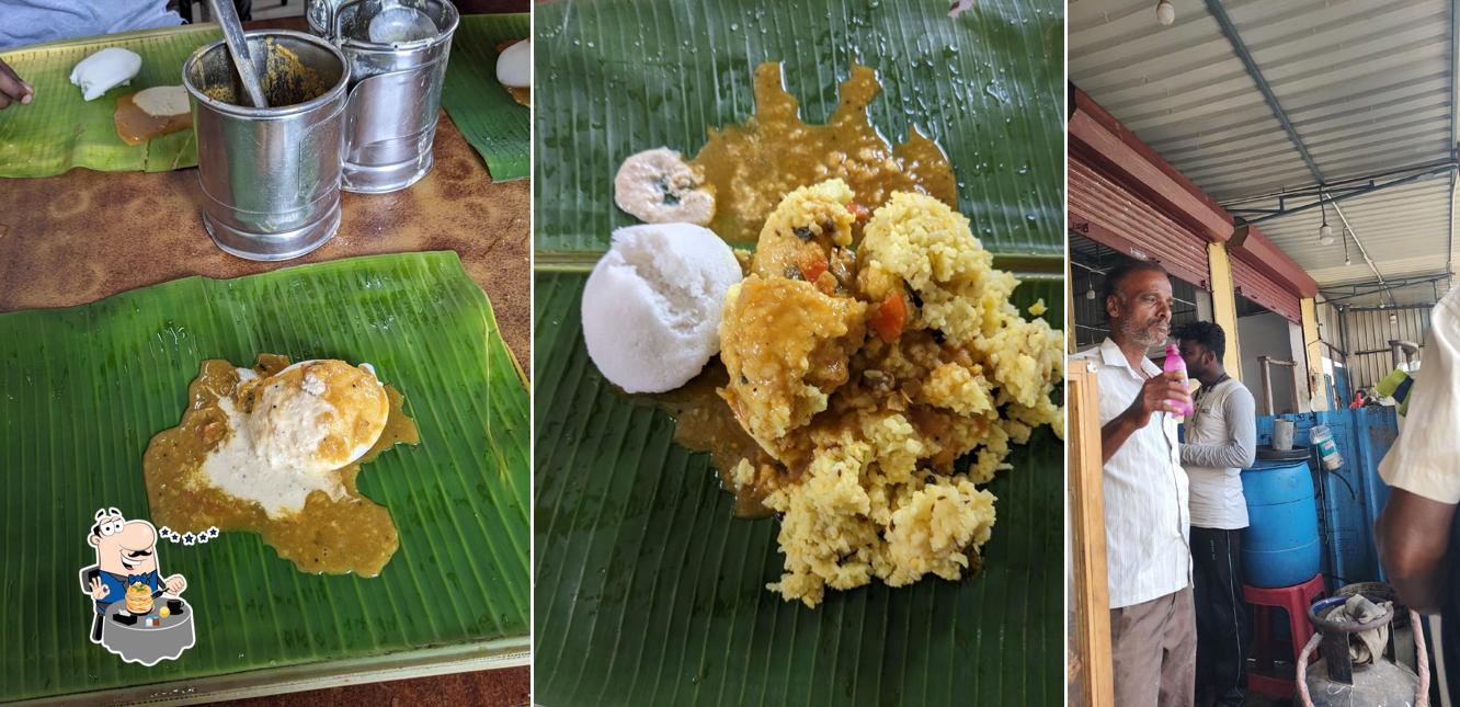Food at Sri Pandian Hotel