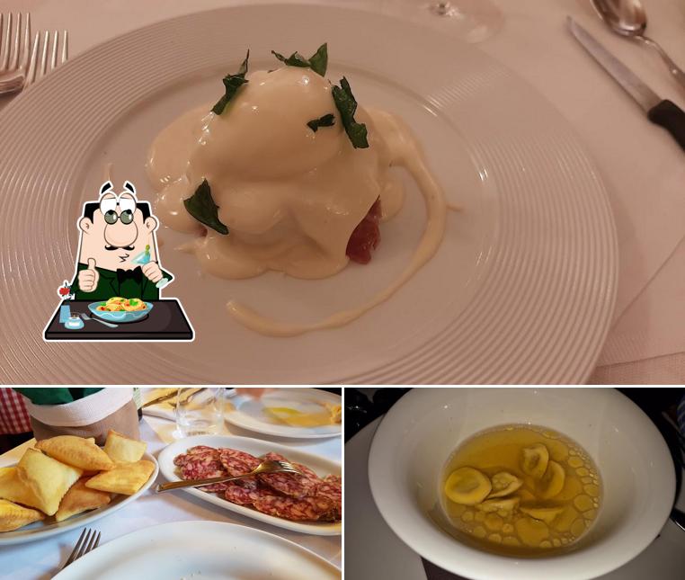 Cibo al Trattoria Ai Due Platani