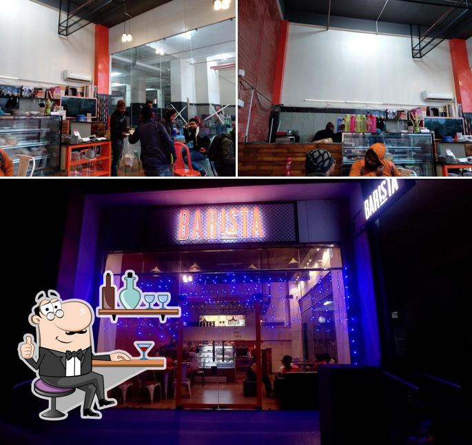 The interior of Barista