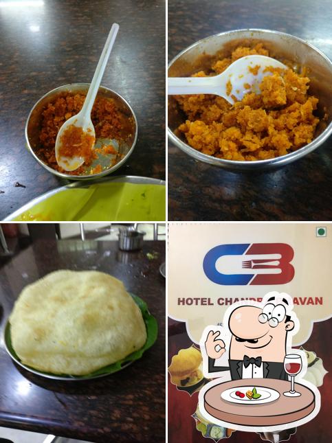 Food at Chandra Bhavan