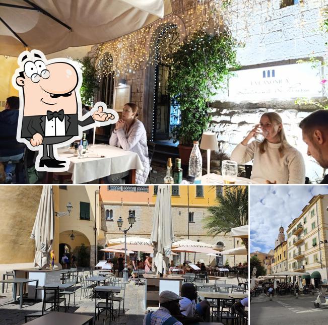 Questa è la foto che raffigura la interni e esterno di La Canonica - Ristorante & Pizzeria