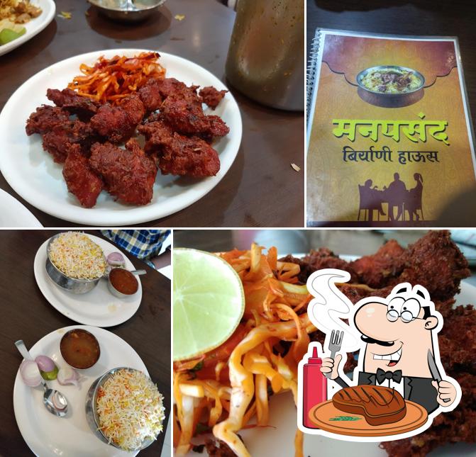 Manpasand Biryani House offers meat meals