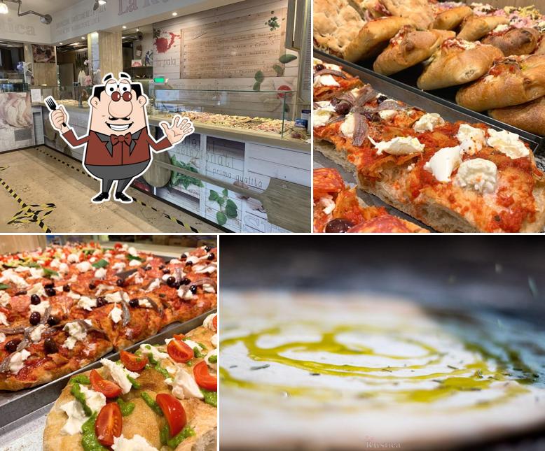 Platti al Pizzeria La Rustica