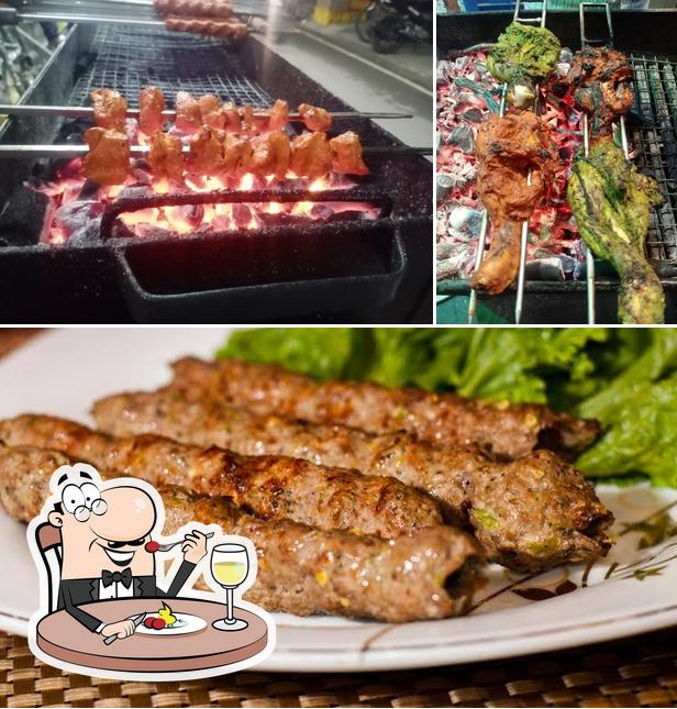 Food at Arabian sea fish ( kabab corner)