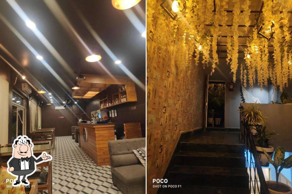 The interior of Black Buck's Cafe
