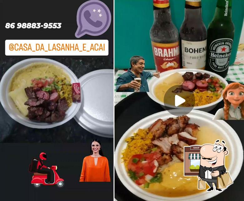 O exterior do Casa da Lasanha e Açaí