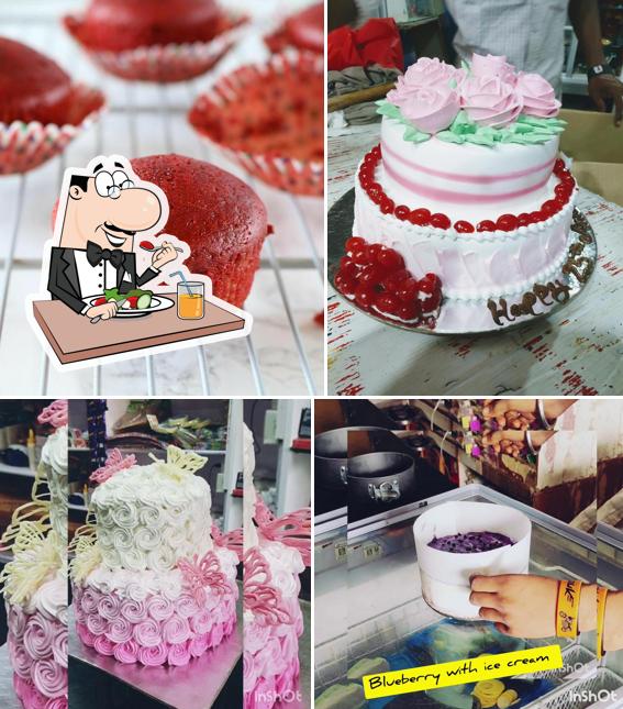 Food at Maharishi mehi cake corner