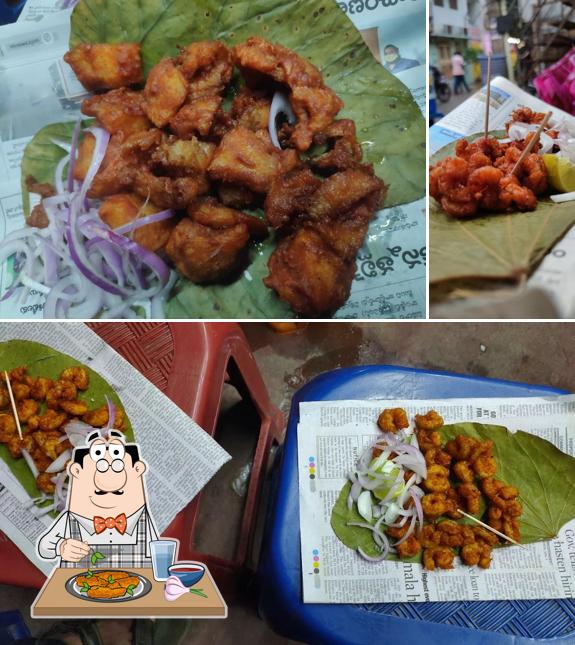 Chicken wings at Raju Gari Royyala Pakodi