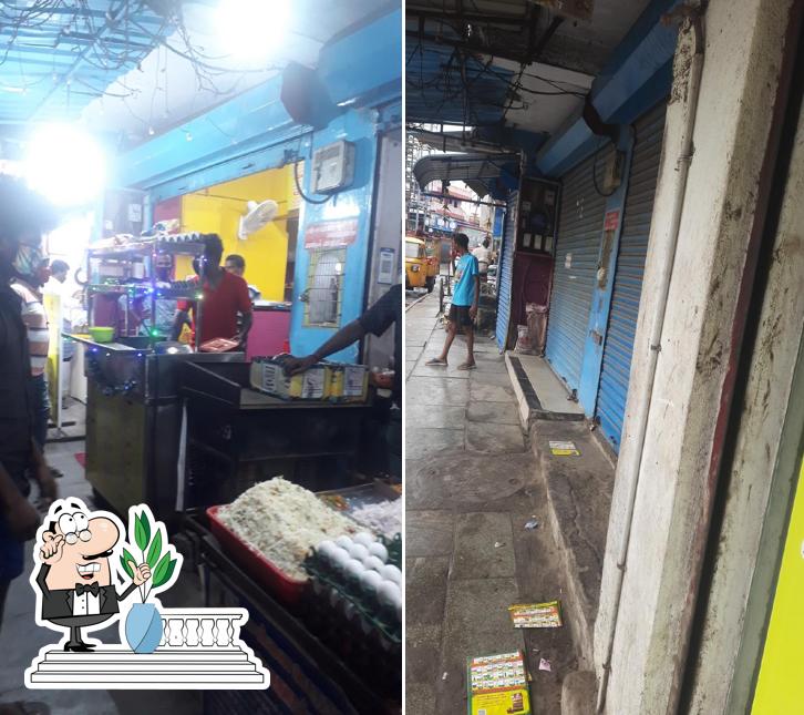 The exterior of The Kati Roll Shop, perumbakkam
