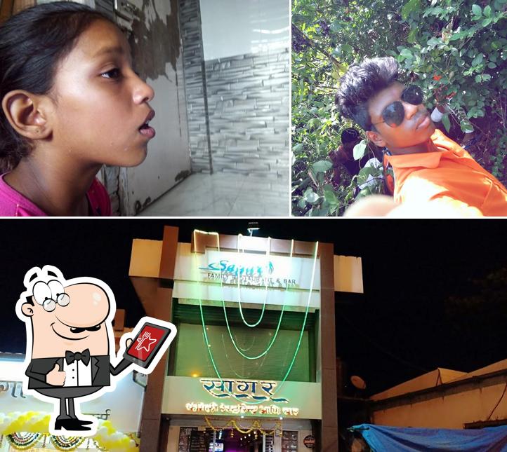 The exterior of Sagar Restaurant and Bar