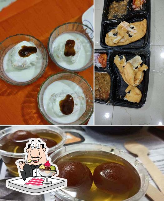 Samosa Singh serves a selection of sweet dishes