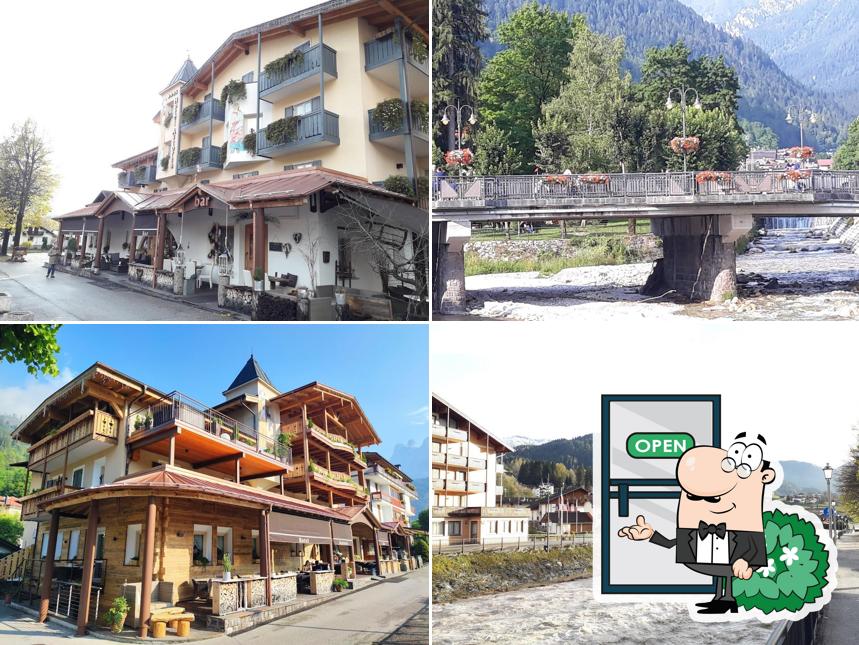 Curiosa tra l'area esterna di Hotel Astoria