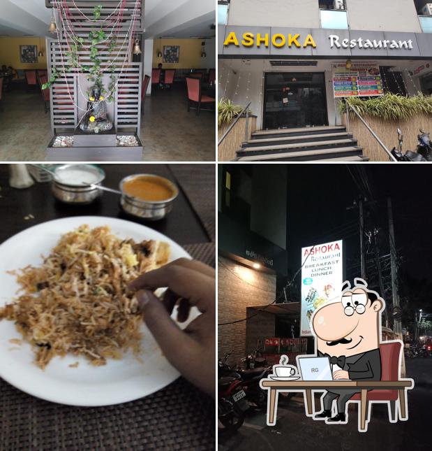 The interior of Ashoka Restaurant