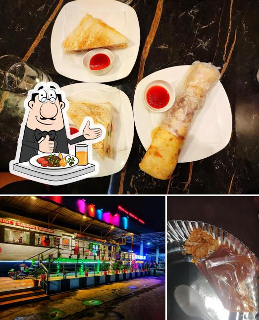 The restaurant's food and interior