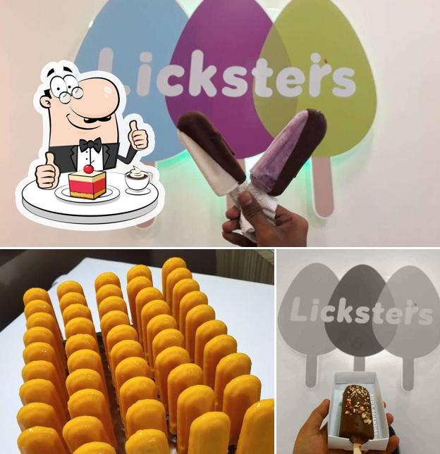 Licksters offers a number of sweet dishes