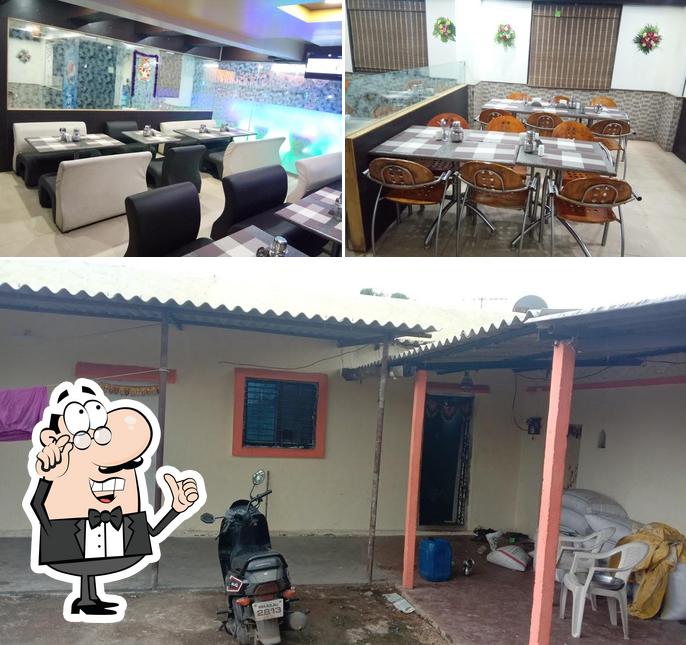 The interior of Hotel Tiranga Family Restaurant