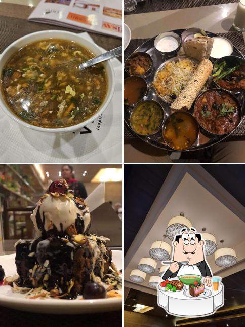 Hot and sour soup at Olive Restaurant