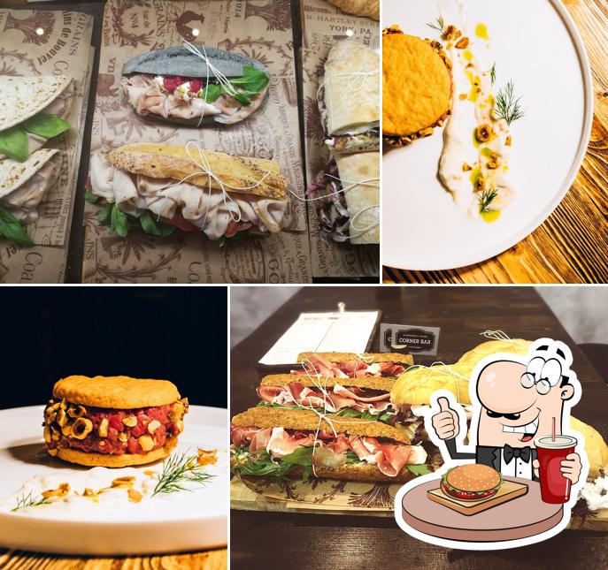 Prova un hamburger a Corner Bar