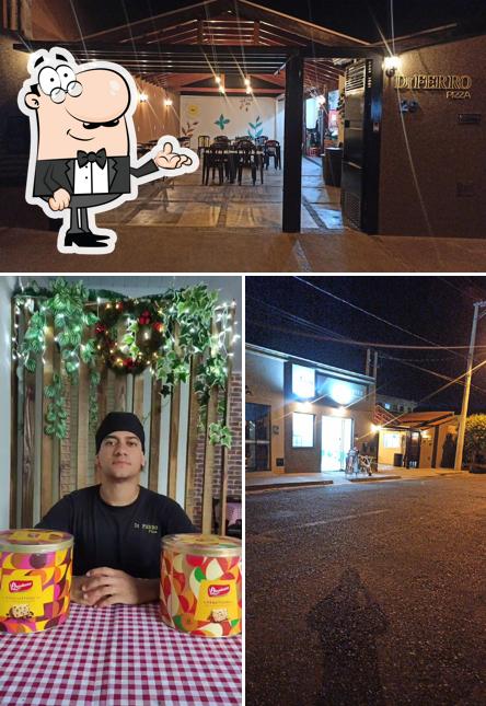 O interior do Di Ferro Pizza