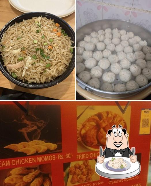 Dumplings at Hot momo