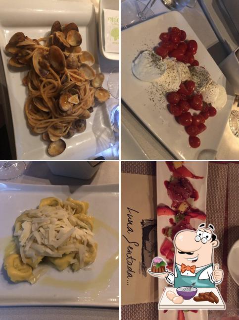 Luna sentada serve un'ampia selezione di dolci