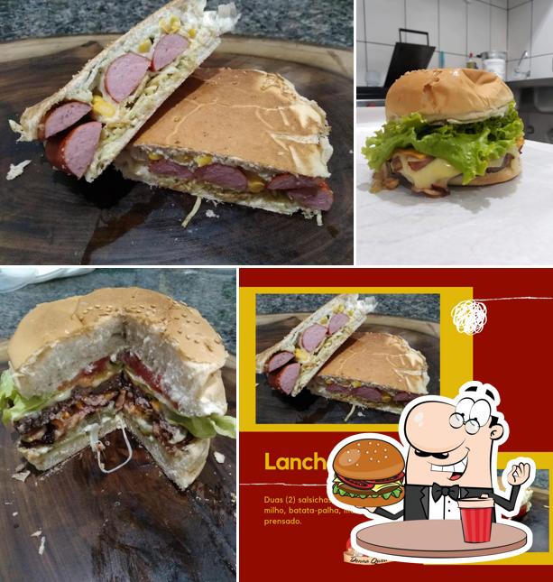 Consiga um hambúrguer no Quita Pizzas