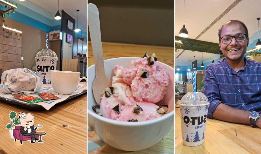 The interior of Suto cafe Bhubaneswar