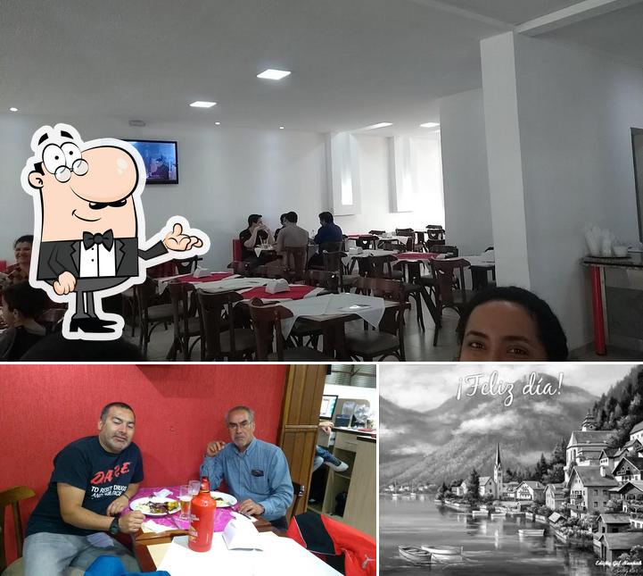Entre diferentes coisas, interior e exterior podem ser encontrados no Kallas Restaurante