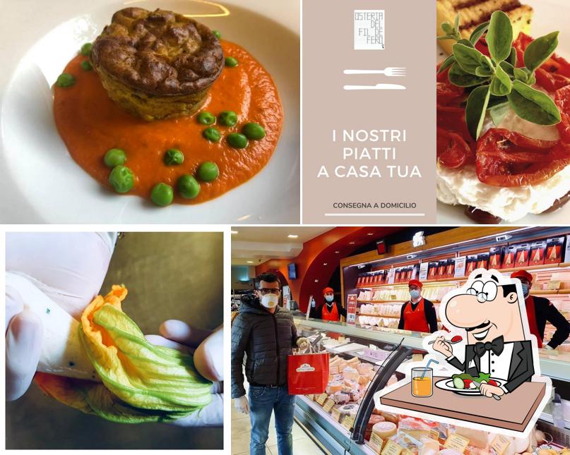 Platti al Osteria Del Fil De Fero