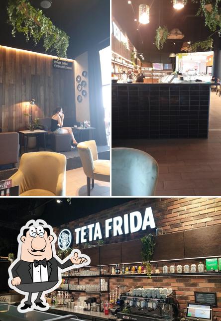 Gli interni di Čokoladna kavarna Teta Frida Koper
