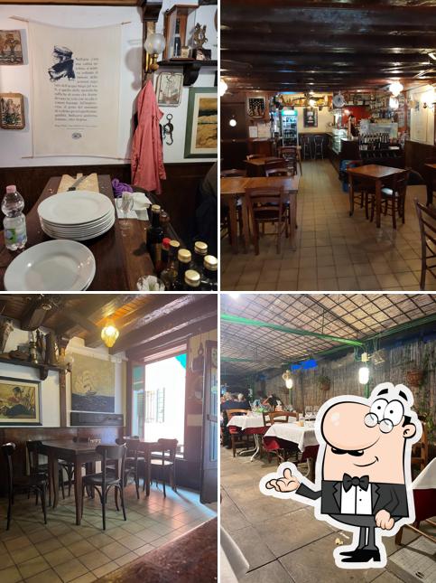 Gli interni di Trattoria Al Ponte di Borgo