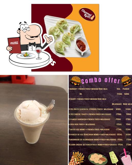 Food at Chennai kulfi Maraimalai nagar