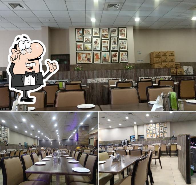 The interior of Sasumaa's Multi Cuisine Restaurant & Gujarati Thali