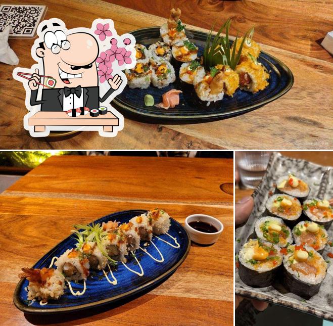 Pick various sushi options