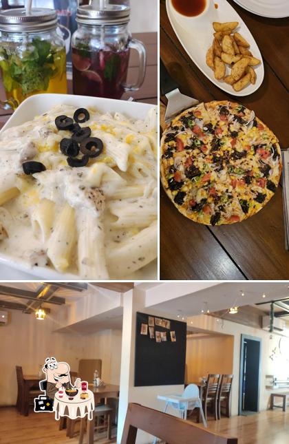 The image of Sijis Pizza Street’s food and interior