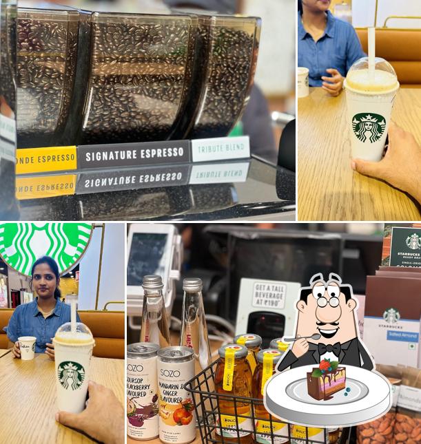 Chocolate cake at Starbucks