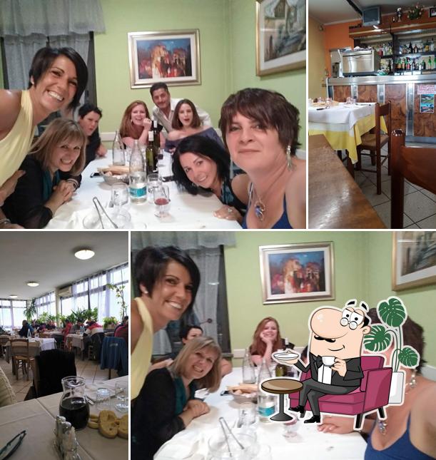 Gli interni di Trattoria Breolungi