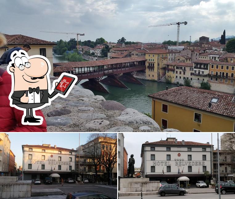 Curiosa tra l'area esterna di Bonotto Hotel Belvedere