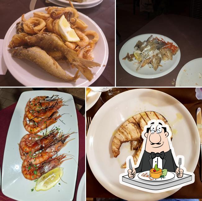 Platti al Ristorante di Pesce Boqueria
