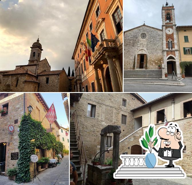 Curiosa tra l'area esterna di Caffè Pizzeria Dante