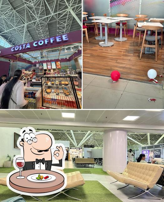 The restaurant's food and interior