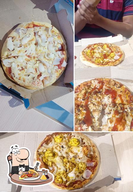 Pick pizza at Domino’s Pizza