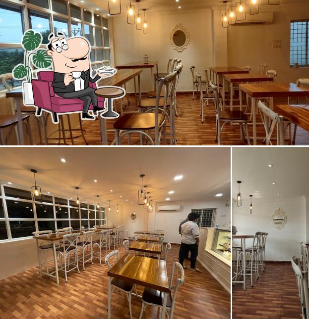 The interior of French Delight