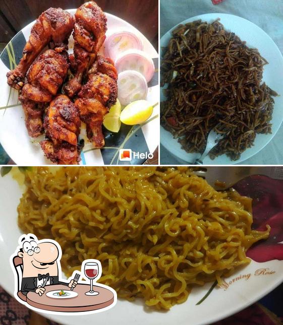 Food at Hamza restaurant