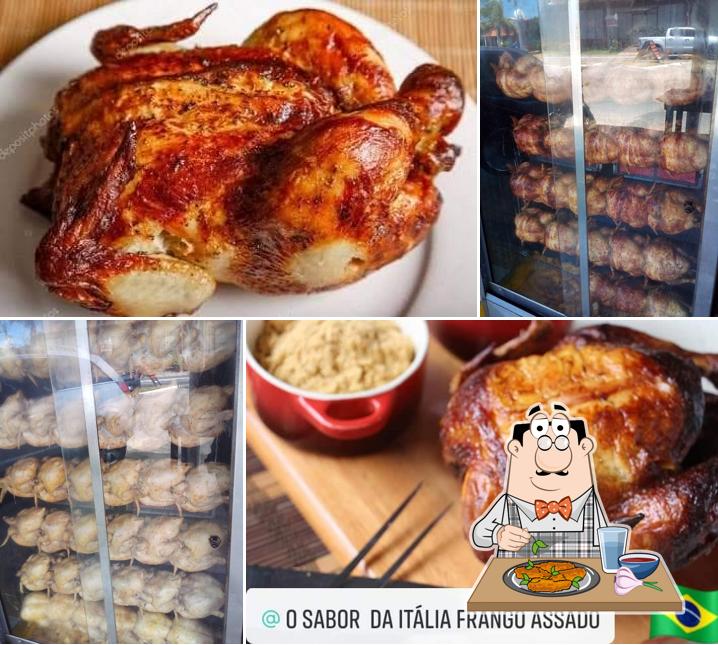 O Sabor da Itália -frango assado