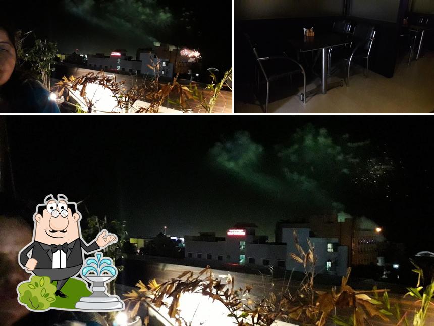 The picture of exterior and interior at Century Bar