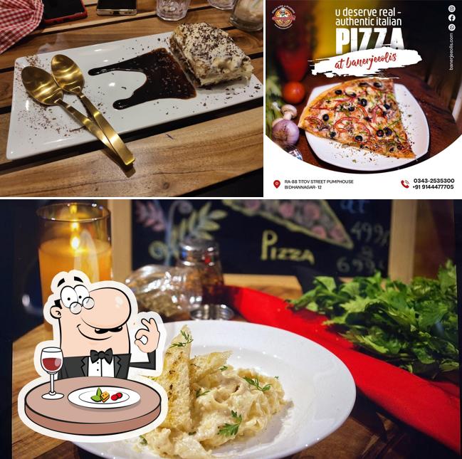 Food at Banerjeeoli's Pizza with a Purpose