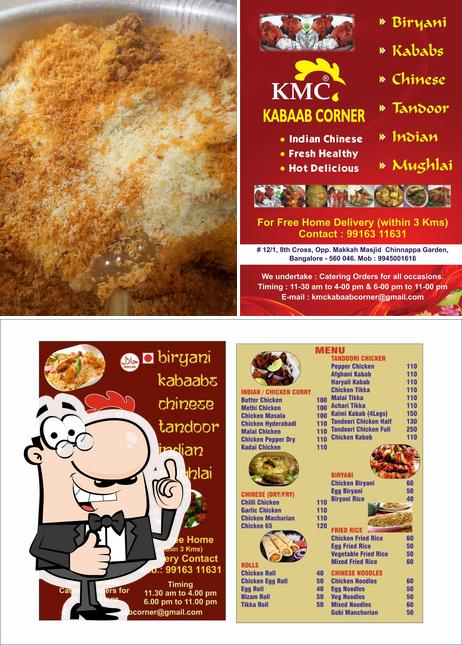 See the image of Kmc Kabaab Corner