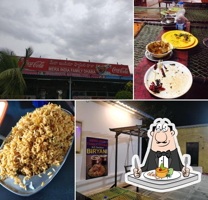 Meals at Mera India Family Dhaba